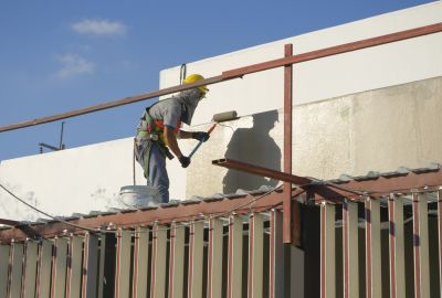 Commercial Fence Painting in Gilbert, AZ